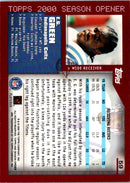 2000 Topps Season Opener E.G. Green