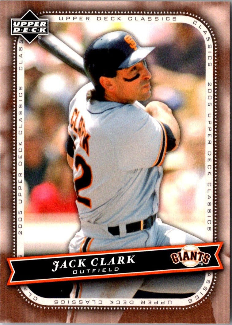 2005 Upper Deck Classics Jack Clark