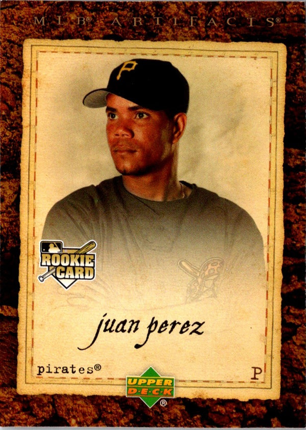 2007 Upper Deck Artifacts Juan Perez #87 Rookie