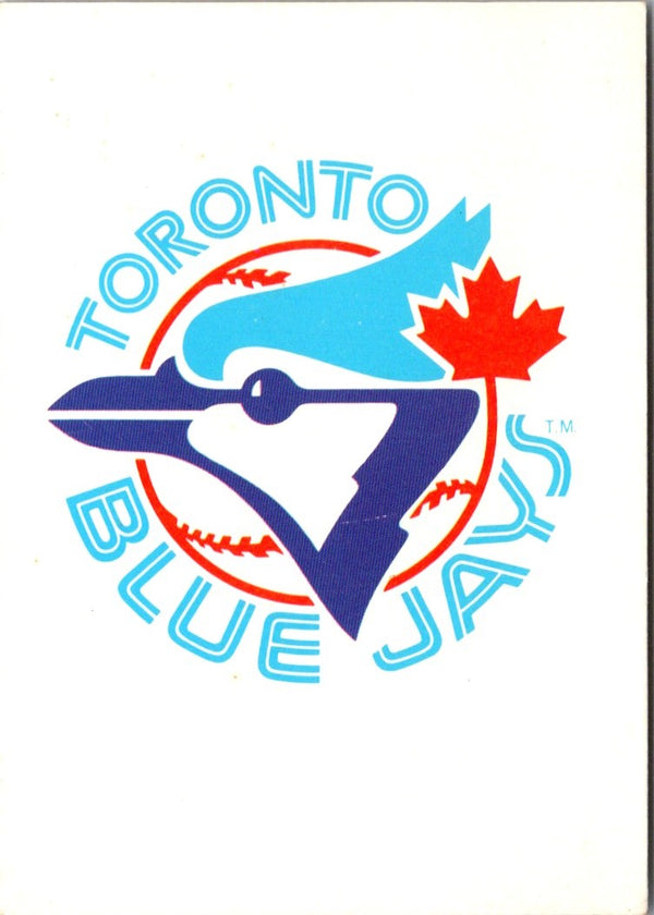 1988 Toronto Blue Jays Fire Safety Header Card #NNO