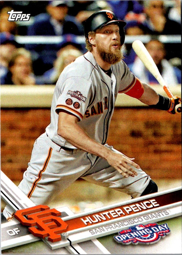 2017 Topps Opening Day Hunter Pence #49