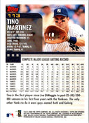 2000 Topps Opening Day Tino Martinez