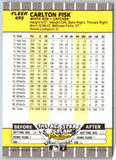 1989 Fleer Carlton Fisk