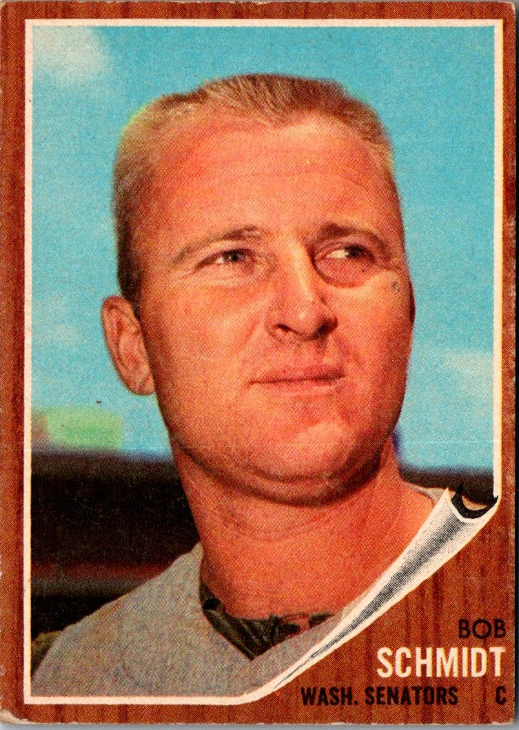 1962 Topps Bob Schmidt