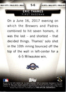 2018 Topps Salute Series 2 Eric Thames