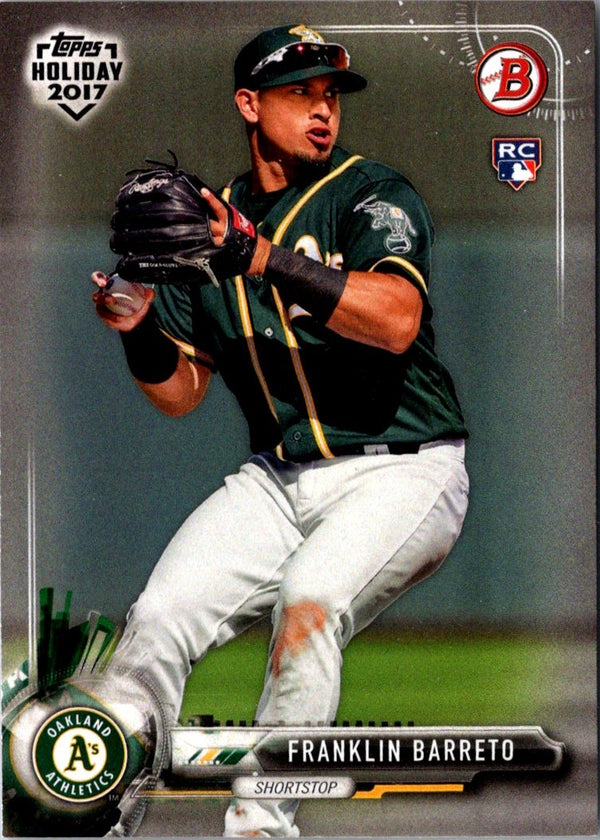 2017 Topps Holiday Bowman Franklin Barreto #TH-FB Rookie