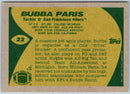 1989 Topps Bubba Paris
