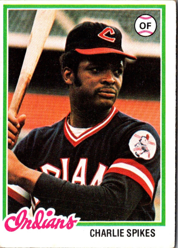 1978 Topps Charlie Spikes #459
