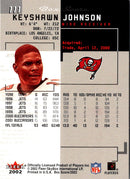 2002 Fleer Box Score Keyshawn Johnson