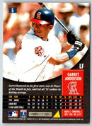 1996 Pinnacle Garret Anderson