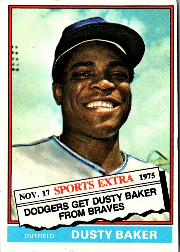 1976 Topps Traded Dusty Baker #28T