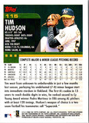 2000 Topps Opening Day Tim Hudson