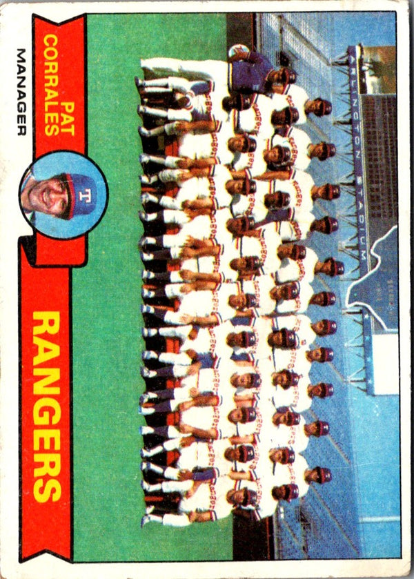 1979 Topps Texas Rangers - Pat Corrales #499