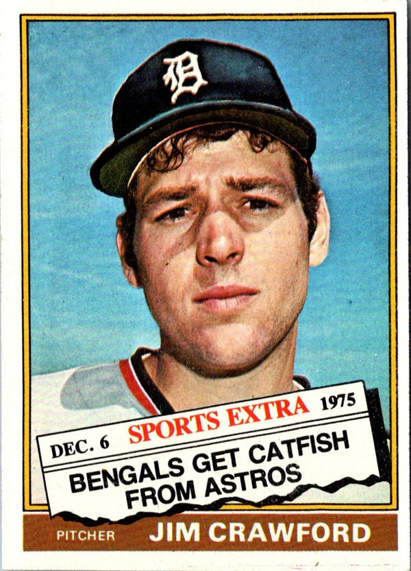 1976 Topps Traded Jim Crawford #428T