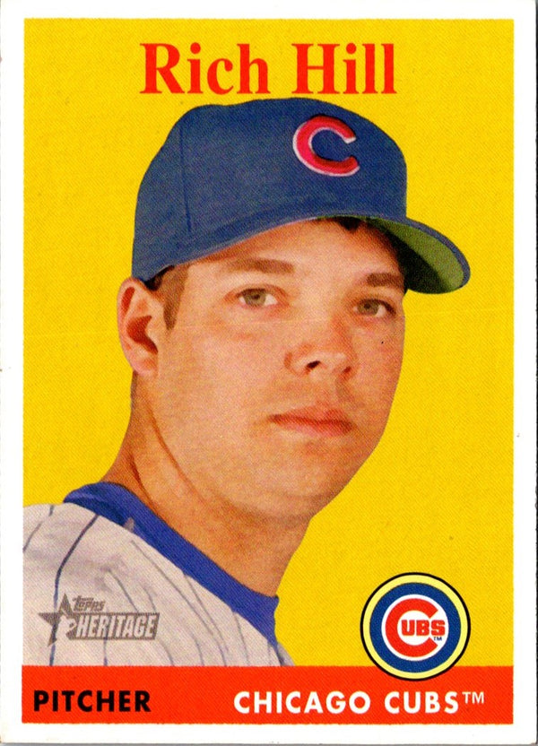 2007 Topps Heritage Rich Hill #184