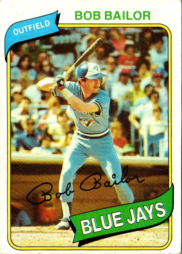 1980 Topps Bob Bailor #581