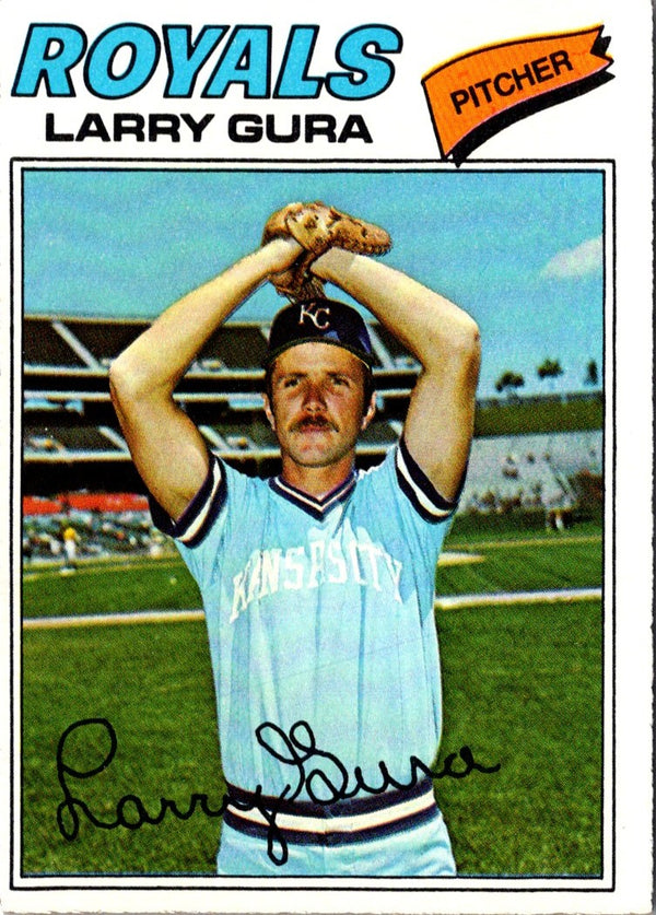1977 Topps Larry Gura #193