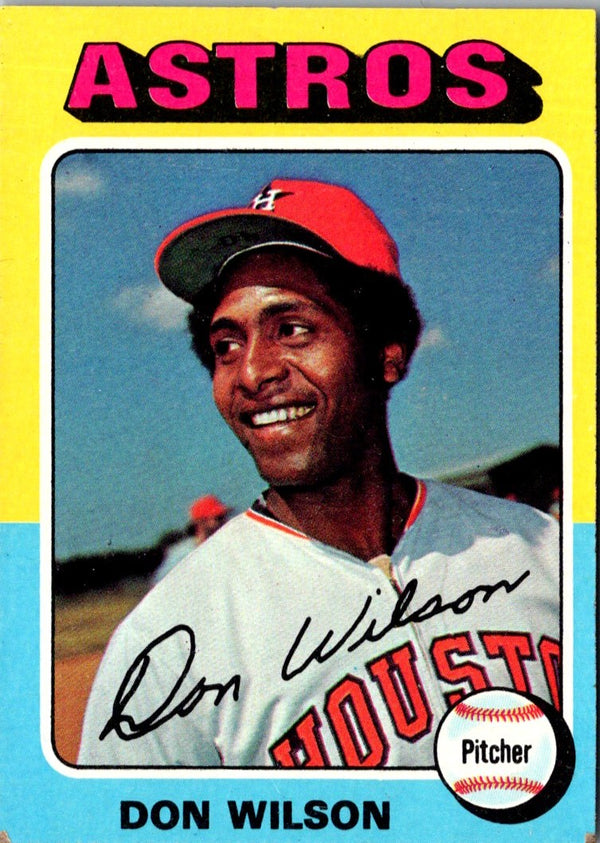 1975 Topps Don Wilson #455