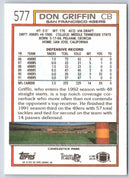 1994 Topps Don Griffin