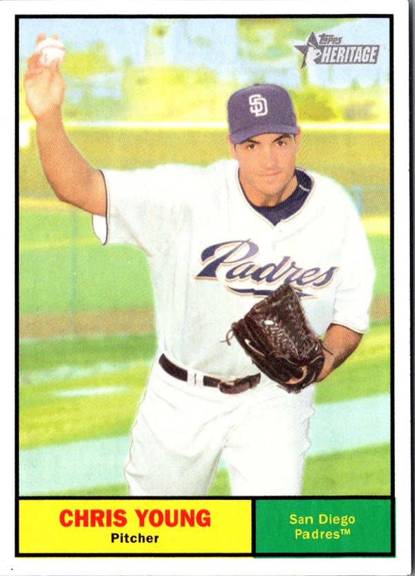 2010 Topps Heritage Chris Young #268