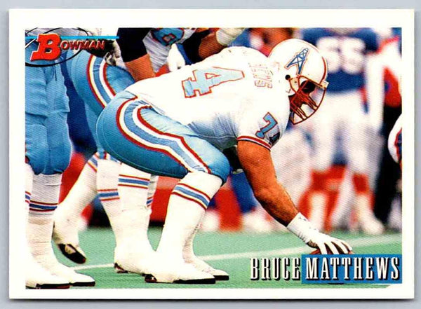 1993 Bowman Football Bruce Matthews #372