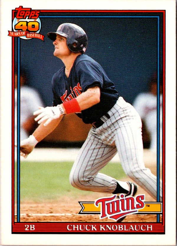 1991 Topps Traded Chuck Knoblauch #69T