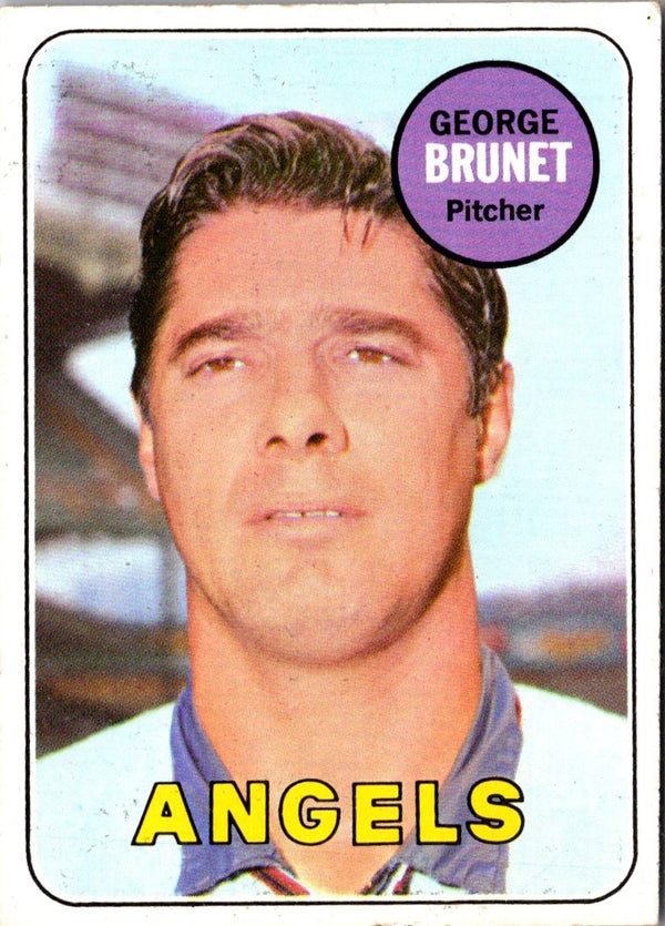1969 Topps George Brunet #645 EX