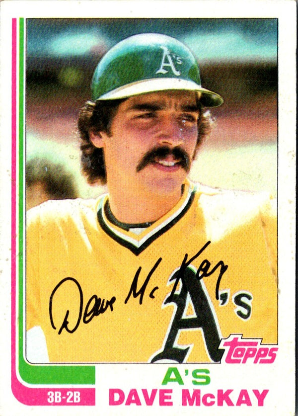 1982 Topps Blackless Dave McKay #534