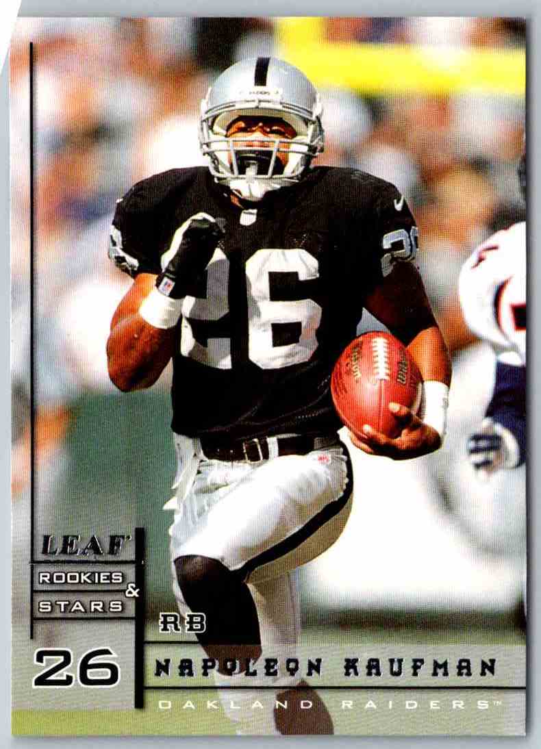 1998 Leaf Rookies And Stars Napoleon Kaufman #96 – Auctionliner