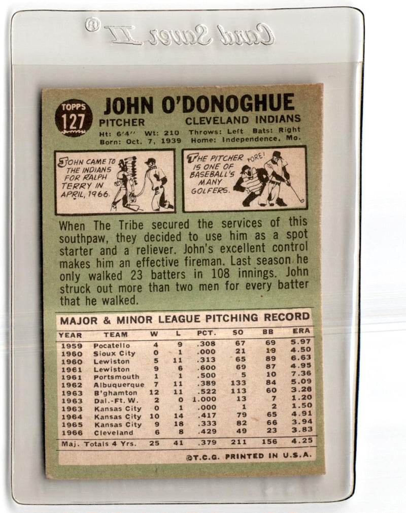 1967 Topps John O'Donoghue