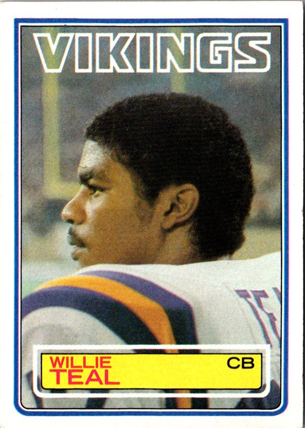 1983 Topps Willie Teal #106 Rookie EX