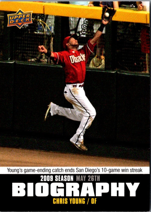 2010 Upper Deck Season Biography Chris B. Young #SB-60