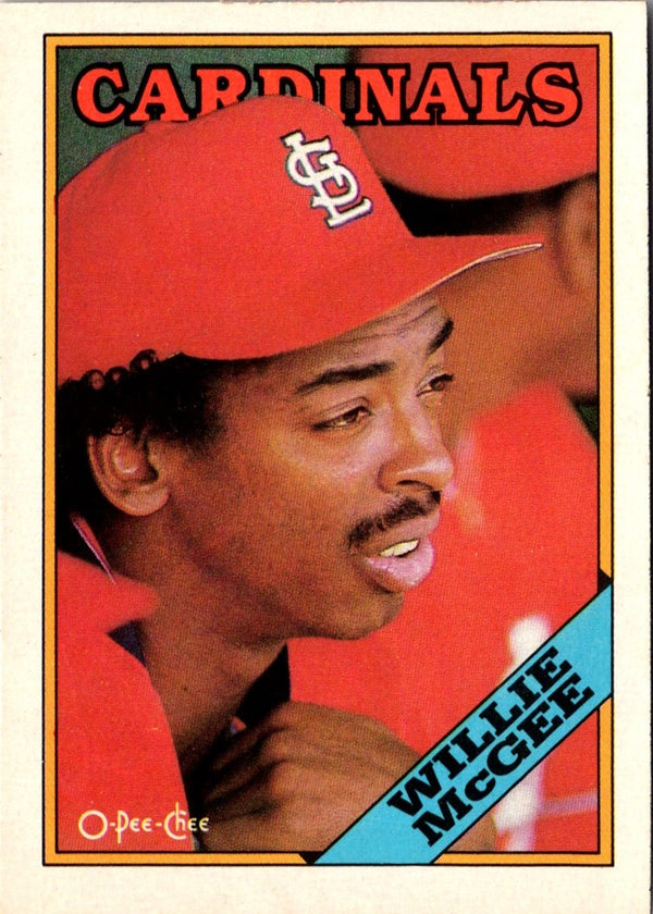 1988 Topps Willie McGee #160