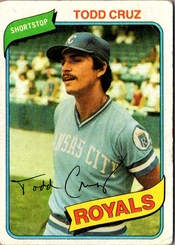 1980 Topps Todd Cruz #492 Rookie