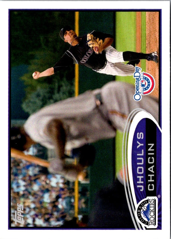 2012 Topps Opening Day Jhoulys Chacin #213