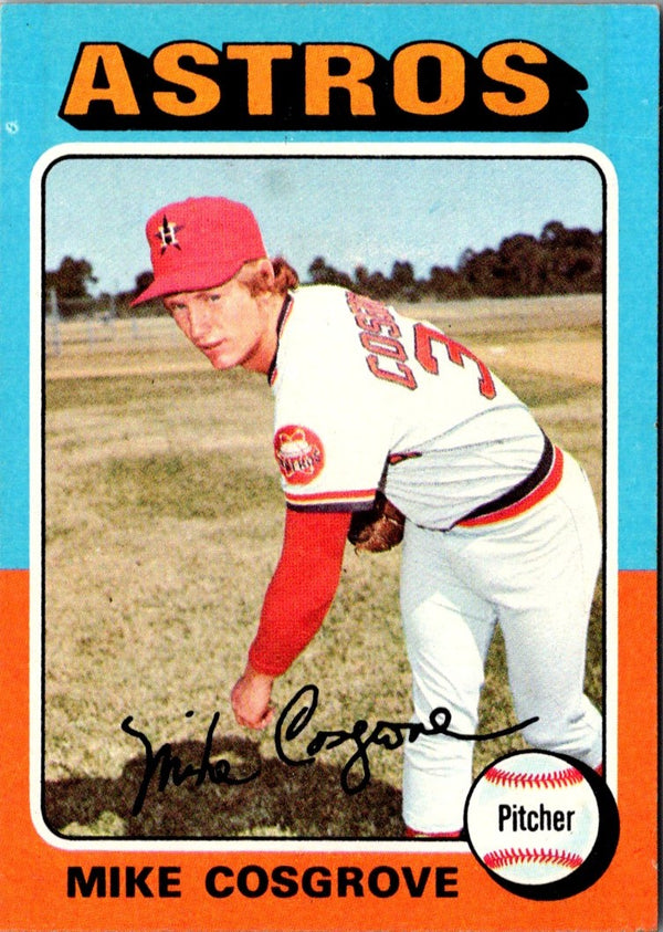 1975 Topps Mike Cosgrove #96 Rookie