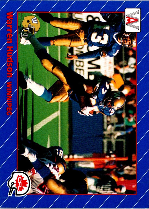 1991 All World CFL Warren Hudson #105