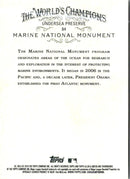2018 Topps Allen & Ginter Marine National Monument