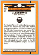 1989 Donruss Diamond  Kings Glenn Davis