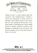 2018 Topps Allen & Ginter Bomb Cyclone