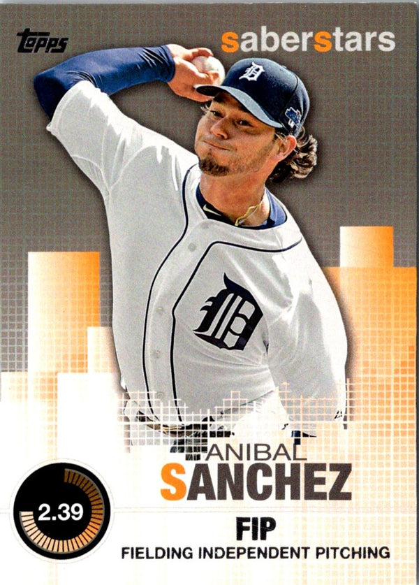 2014 Topps Saber Stars Anibal Sanchez #SST-23