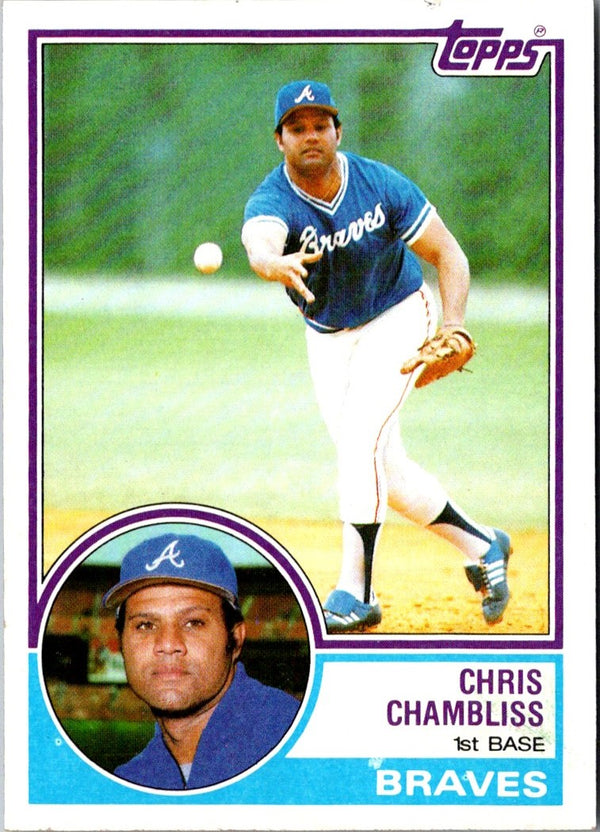1983 Topps Chris Chambliss #792 EX