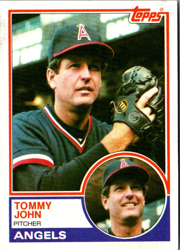1983 Topps Tommy John #735 EX
