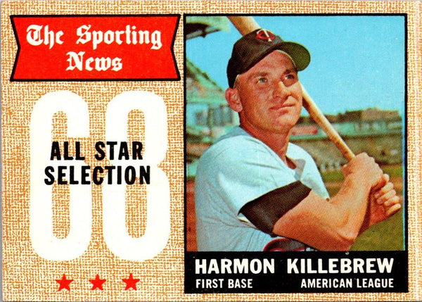 1968 Topps Killebrew All Star #361 VG-EX