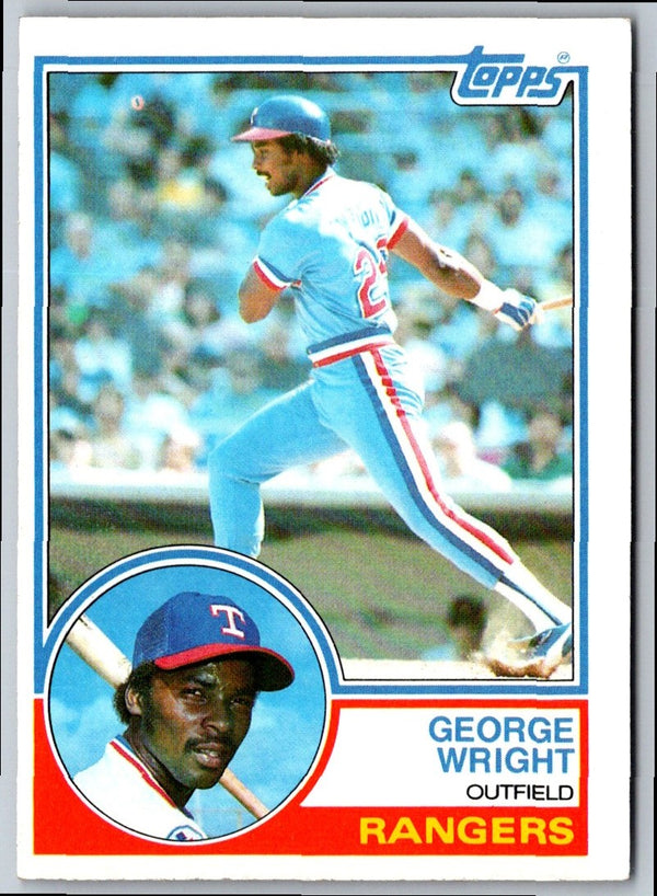1983 Topps George Wright #299 Rookie