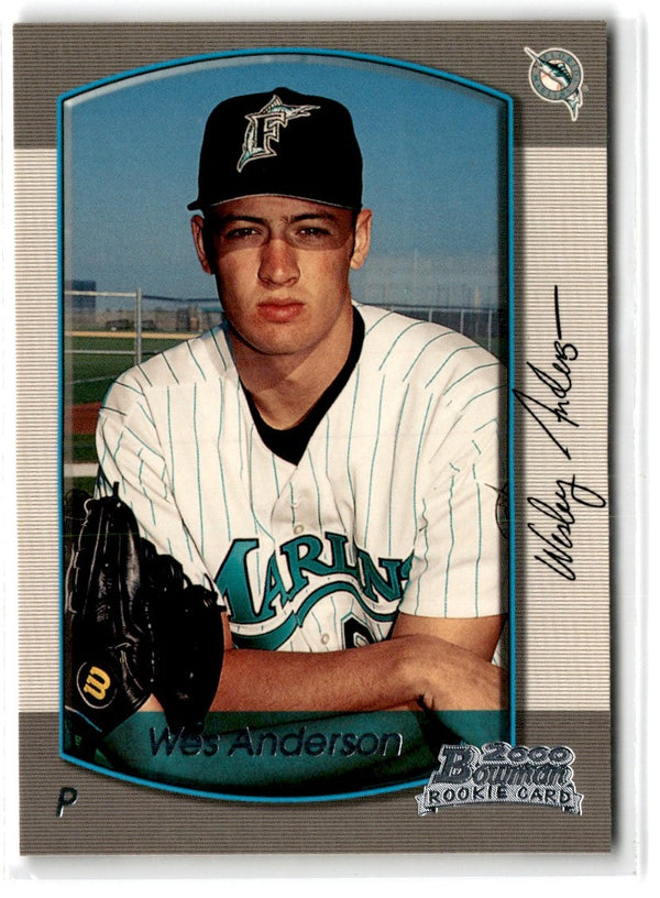 2000 Bowman Wes Anderson #294 Rookie