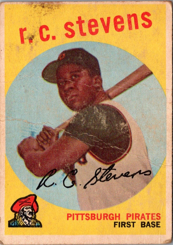 1959 Topps R.C. Stevens #282B GOOD