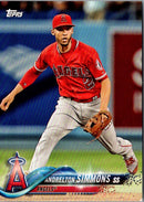 2018 Topps Los Angeles Angels Andrelton Simmons