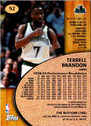 2000 Topps Terrell Brandon
