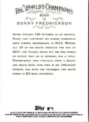 2018 Topps Allen & Ginter Sonny Fredrickson